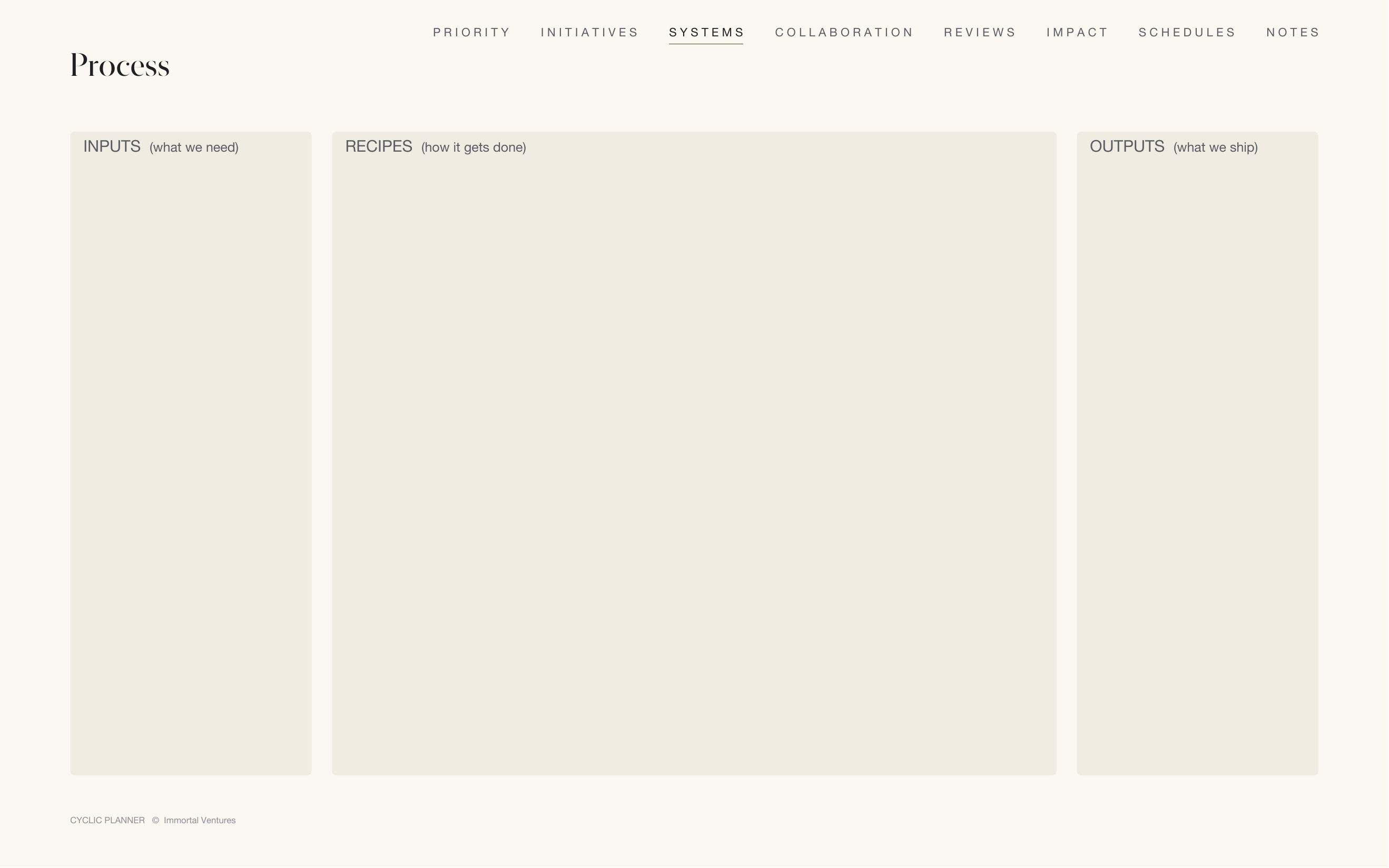 Process Template